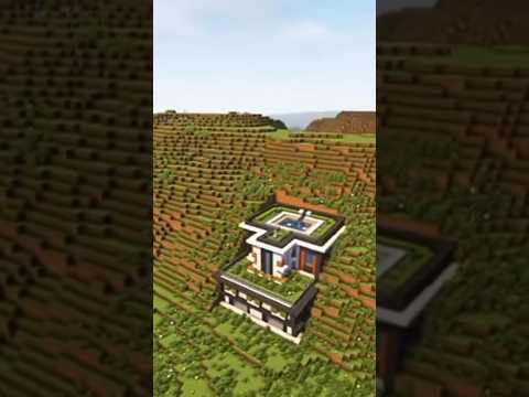 CENTURY GAMERZ - Mountain house build in Minecraft!!#minecraftshorts