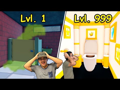 CRIAMOS UM BANHEIRO VELHO E SUJO E PRECISAMOS EVOLUIR!!