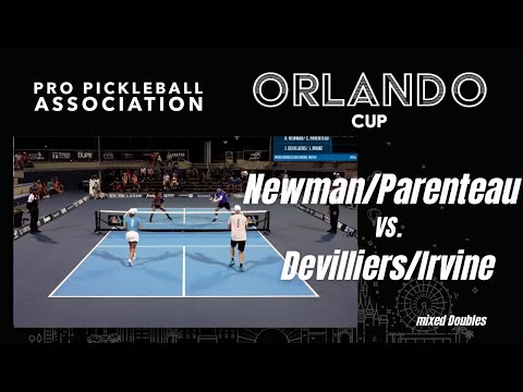 PPA Orlando Cup Mixed Doubles Gold Newman/Parenteau Vs Irvine/Devilliers