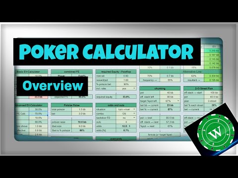 Poker Calculator Tool - YouTube