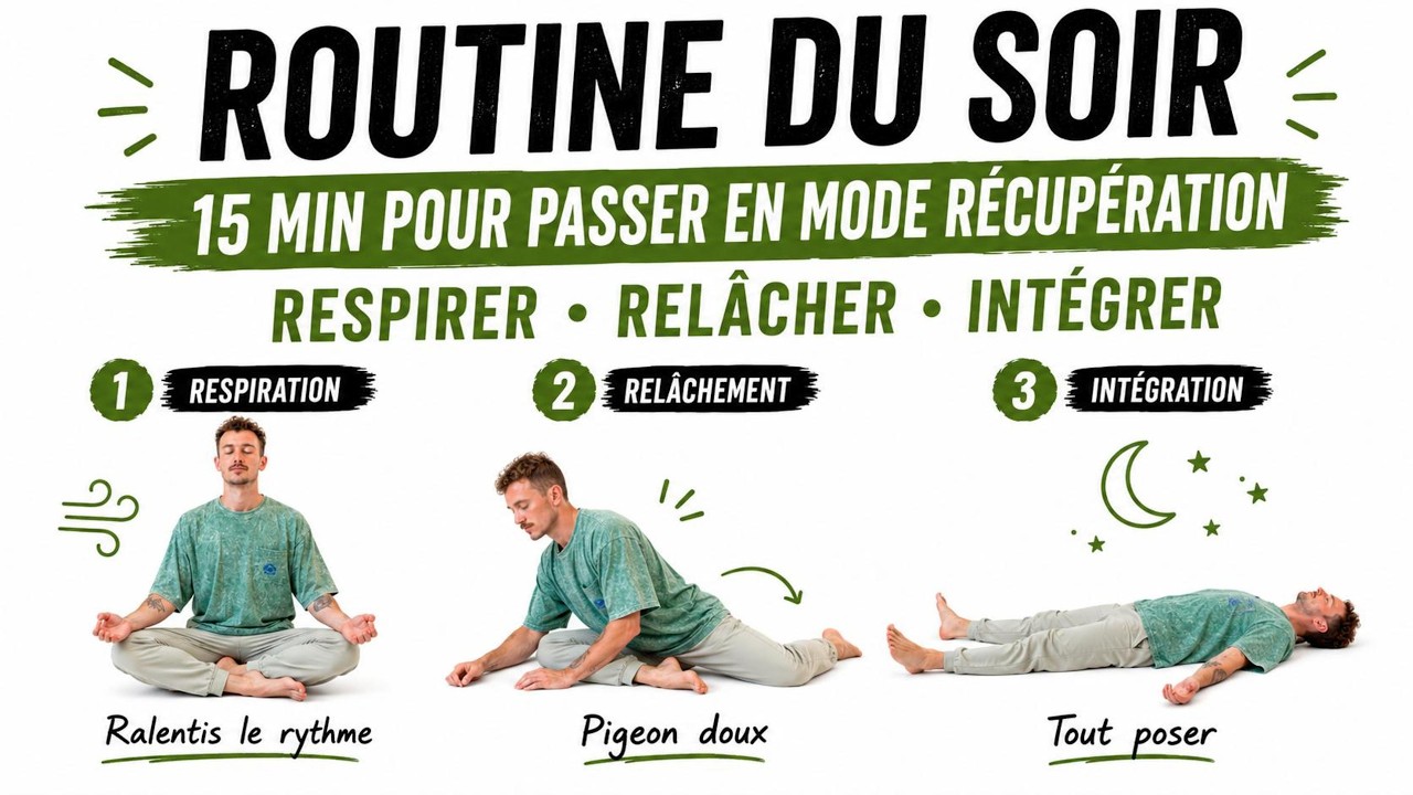 Routine du soir — 15 min pour mieux dormir — YogaStenic