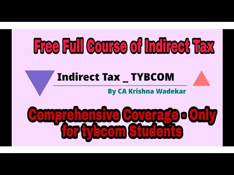 Lecture 15 - Indirect Tax  - Chapter 4_ Levy & Collection of Tax || TYBCOM Semester 6