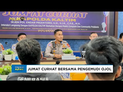 DITLANTAS POLDA KALTIM GELAR JUMAT CURHAT BERSAMA DRIVER OJEK ONLINE