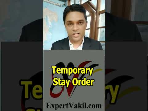 स्टे ऑर्डर | Stay Order | Types of Stay Order #stayorder #shorts #expertvakil