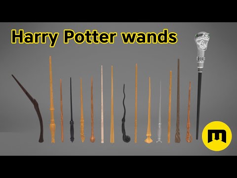 3D file Harry Potter Wand Set 4 🎲 ・3D printable model to download・Cults