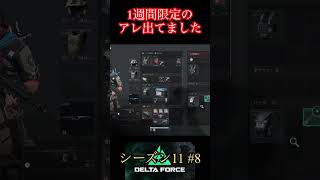 実は出ちゃってました【デルタフォース】