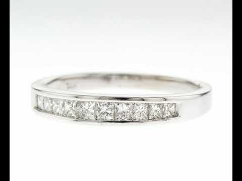 Princess Diamond Channel Set Band