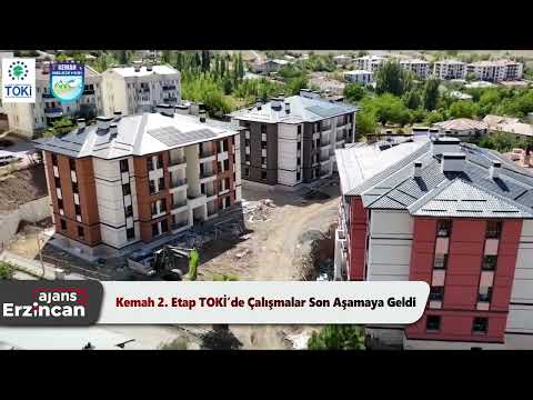 Kemah 2. Etap TOKİ’de Çalışmalar Son Aşamaya Geldi