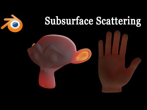 Quick tutorial - Subsurface Scattering in Blender - 223