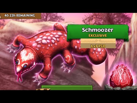SCHMOOZER Max Level 150 Titan Mode - Exclusive Cavern Crasher - Dragons:Rise of Berk