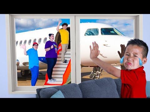 Kaden HOME ALONE: Funny Vacation Mix-Up with Eric