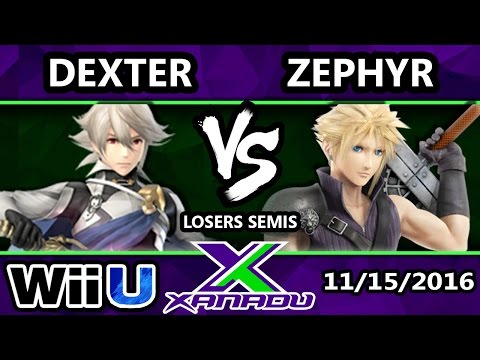 S@X 176 - Dexter (Corrin, Roy) Vs. Zephyr (Cloud) - SSB4 Losers Semis - Smash for Wii U - Smash 4