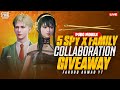 5 SPY x FAMILY Collaboration Giveaway |🔥 PUBG MOBILE Live 🔥
