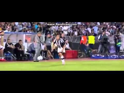 Ivan Saponjic Amazing Bicycle Kick Goal vs BATE   Partizan 2 1 BATE Borisov 08 26 2015