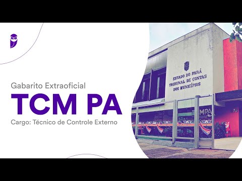 Gabarito Extraoficial TCM PA - Técnico de Controle Externo