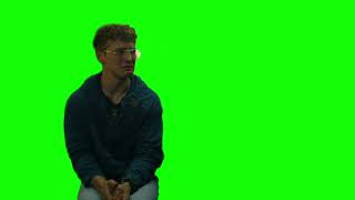 Vigilante crying green screen