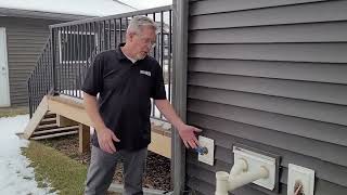 Prepare your home for winter by turning off the exterior water line and draining that line