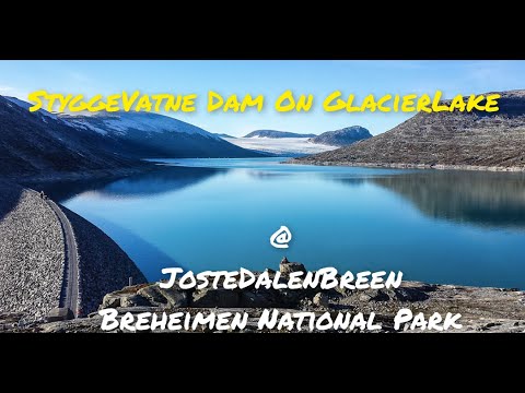 Explorer StyggeVatnet Dam On Glacier Lake @ JostedalsBreen BreheimeN National Park