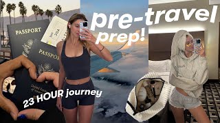 Travel prep for a 23 HOUR flight! ✈️ CASUAL VLOG in Santa Barbara