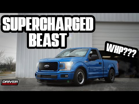 REAL WHP |  WHIPPLE SUPERCHARGED COYOTE FORD F-150 DRAG TRUCK!!