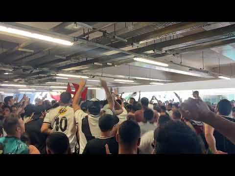 Aquecimento da música Recordações - Vasco 2x2 Palmeiras