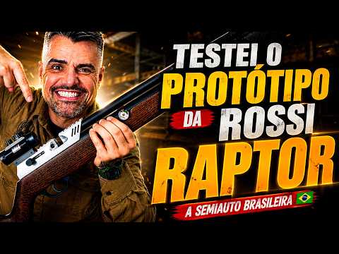 PROTÓTIPO ROSSI RAPTOR A SEMIAUTO BRASILEIRA - TESTEI EM PRIMEIRA MÃO