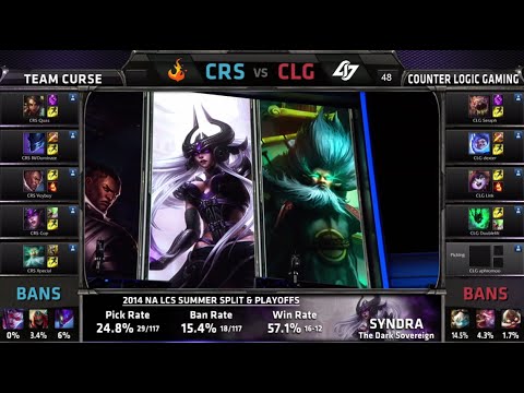 Curse vs CLG Game 1 | Quarter Finals NA LCS Summer 2014 Playoffs | CRS vs CLG G1 S4 Worlds Regionals