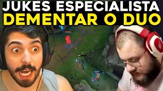 CLOVÃO NÃO TANKOU 10 MINUTOS DE DUO COM O JUKES, GUIVEN VS KENNZY - RENECRODILO LEAGUE OF LEGENDS