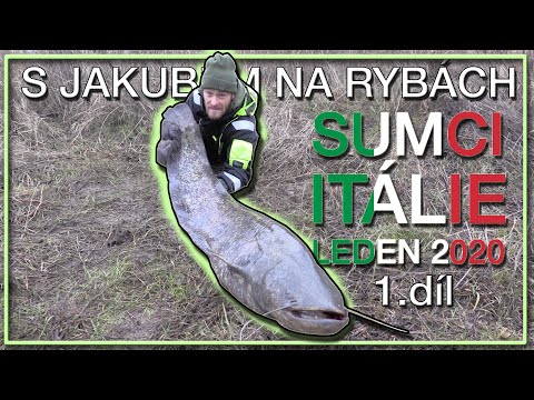 S Jakubem na rybách - Sumci s Honzou Pokorným - 1.díl - Itálie - Leden 2020