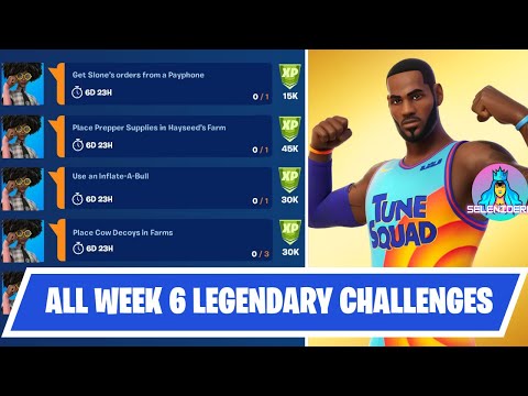 *ALL* WEEK 6 LEGENDARY Quests/Challenges Guide | Fortnite Chapter 2 Season 7