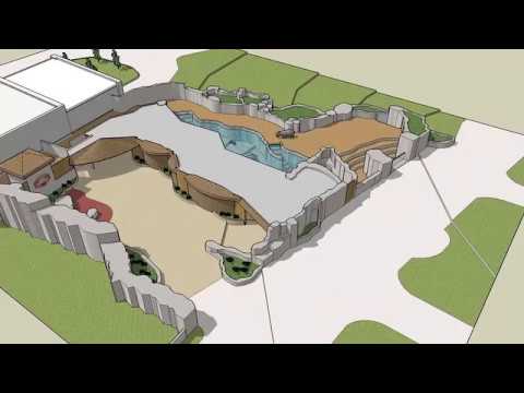 Milwaukee County Zoo New Hippo Exhibit Animation 2020