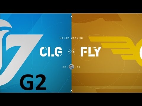 CLG vs FLY Game 2 Highlights - 2017 NALCS SPRING SPLIT - WEEK 7 DAY 3