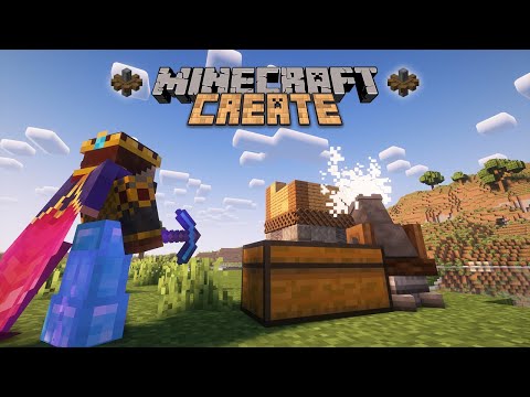 Using the Minecraft Create Mod Schematicannon!