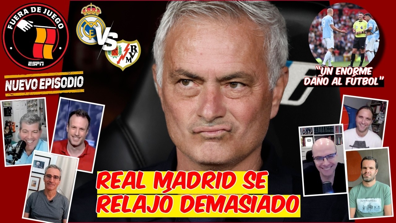 REAL MADRID JUGÓ MUY MAL ante el RAYO VALLECANO. JOSÉ MOURINHO no MUESTRA ENERGÍA | Fuera De Juego