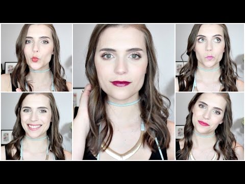 Drugstore Lipsticks for Spring and Summer! My Top 5 | NYX, Revlon, Almay and Chapstick Video