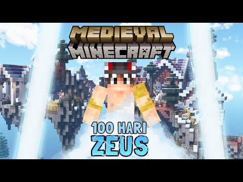 100 Days in Medieval Minecraft But We Become the God Zeus!