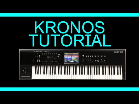 How to create layers and splits in the Korg Kronos