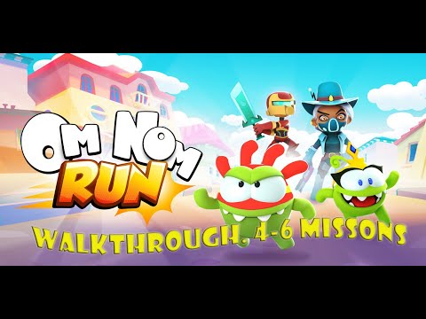 Om Nom: Run. Walkthrough 4-6 missions
