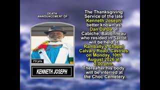 Kenneth Joseph ~ Medium Obituary