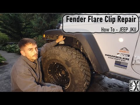 Fender Flare Clip Repair - Jeep JKU