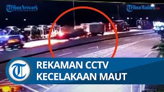 Rekaman CCTV Detik-detik Kecelakaan Maut di Tol Semarang-Solo, Tewaskan 8 Orang