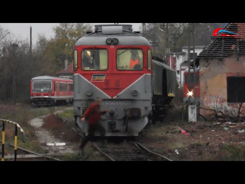 Trenuri de Marfa / Calatori pe Seara Langa Depoul de Locomotive din Oradea - 12 Noiembrie 2025