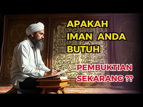 Apakah iman anda butuh pembuktian sekarang? Ustadz adi hidayat