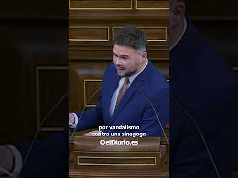 El repaso de Rufián a #Vox y a Tamames: el historial ultra de sus diputados #política
