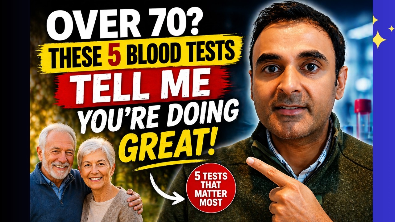 OVER 70? These 5 BLOOD TESTS Tell Me You’re Doing Great