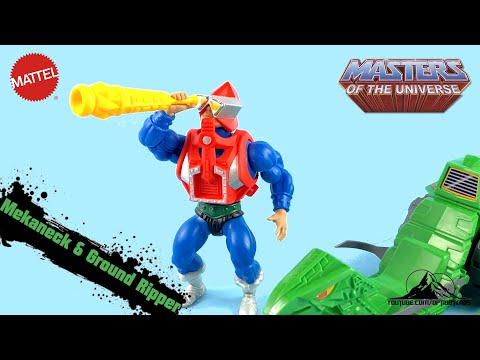 Mattel Masters of the Universe Origins MEKANECK & GROUND RIPPER Video Review