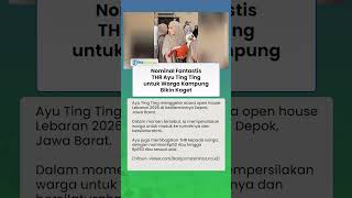 Ayu Ting Ting Bagi-bagi THR Lebaran untuk Warga di Kampung, Nominalnya Bikin Kaget