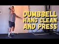 Movement Demo | Alternating Dumbbell Hang Clean And Press