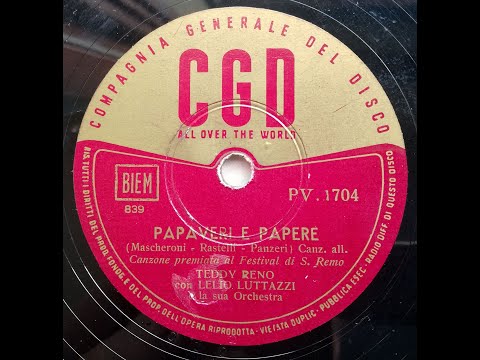 Teddy Reno - PAPAVERI E PAPERE (1952)