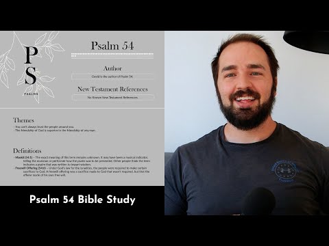 Psalm 54 Summary: 5 Minute Bible Study